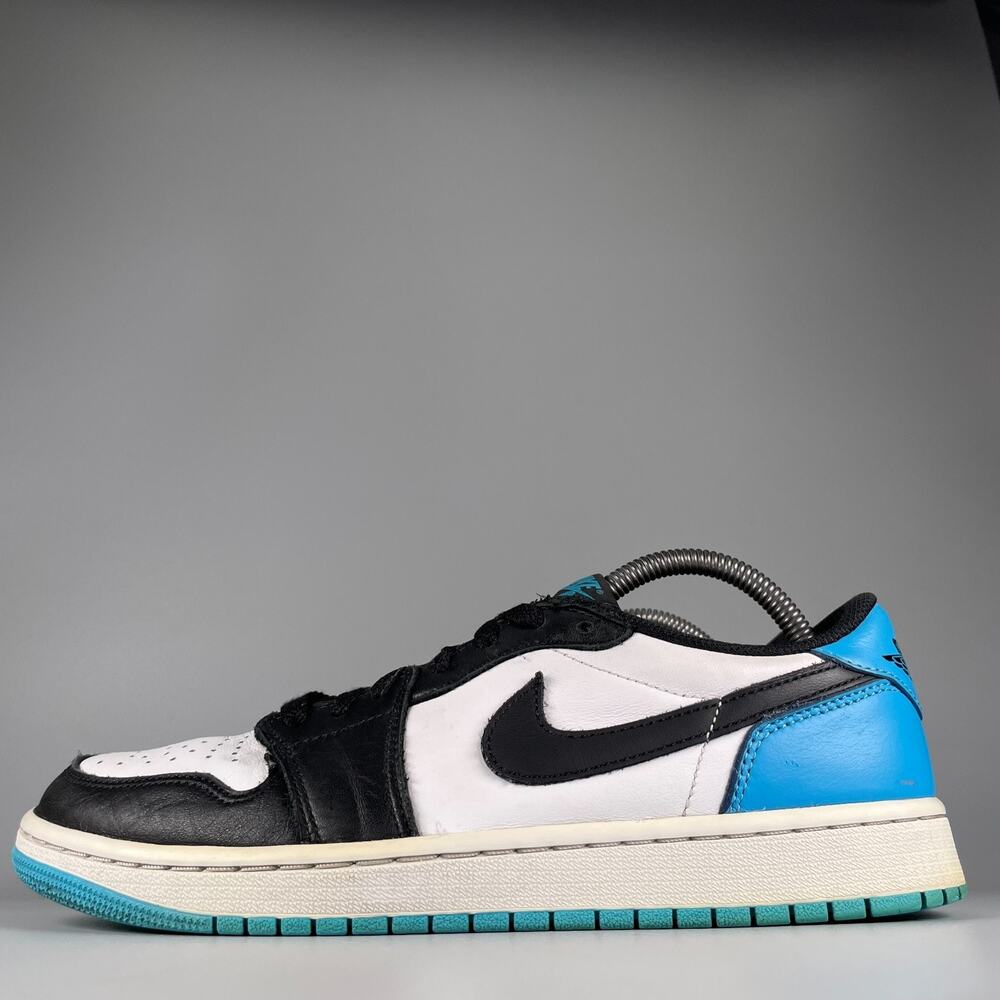 Nike Air Jordan 1 Retro Low OG Men's 9 Dark Powder Blue Casual Sneakers Shoe GUC